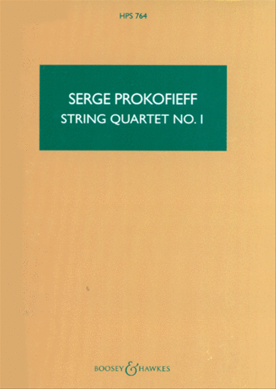 String Quartet No. 1, Op. 50 String Quartet scores gallery preview page 1