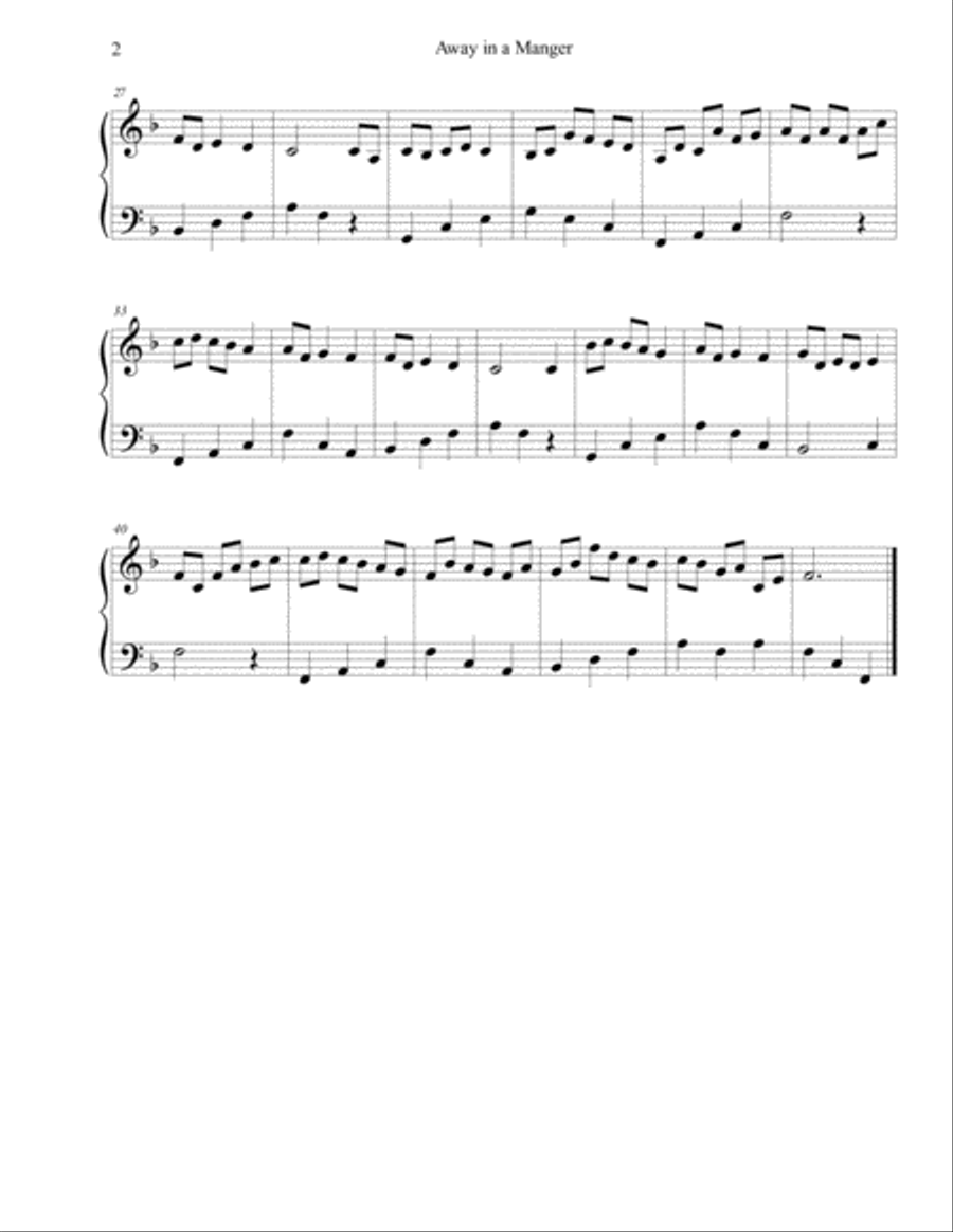 Traditional Christmas Carols for Piano: Blue Set Piano Solo scores gallery preview page 6