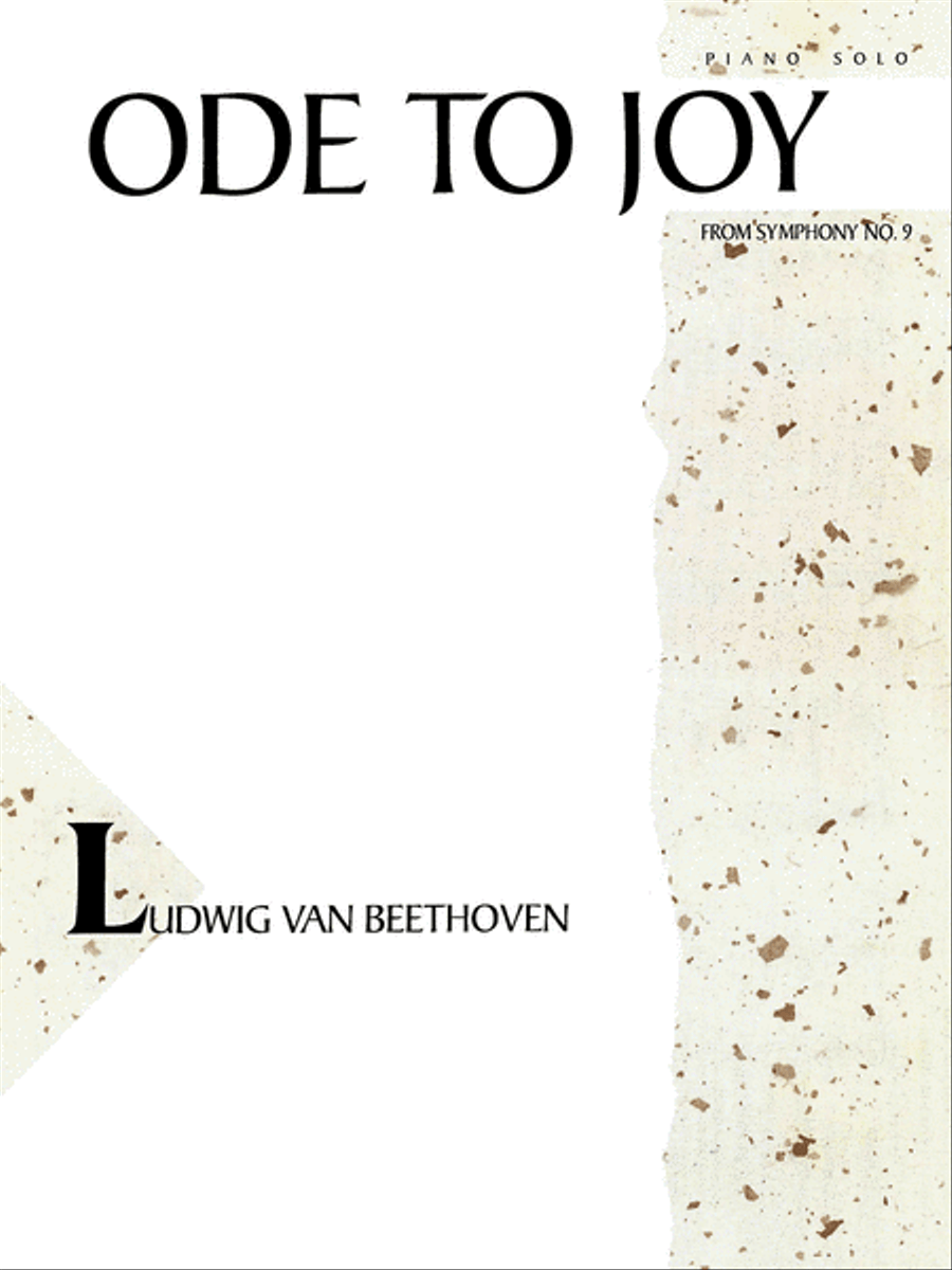 Ode To Joy - From Symphony No. 9 Easy Piano scores gallery preview page 1