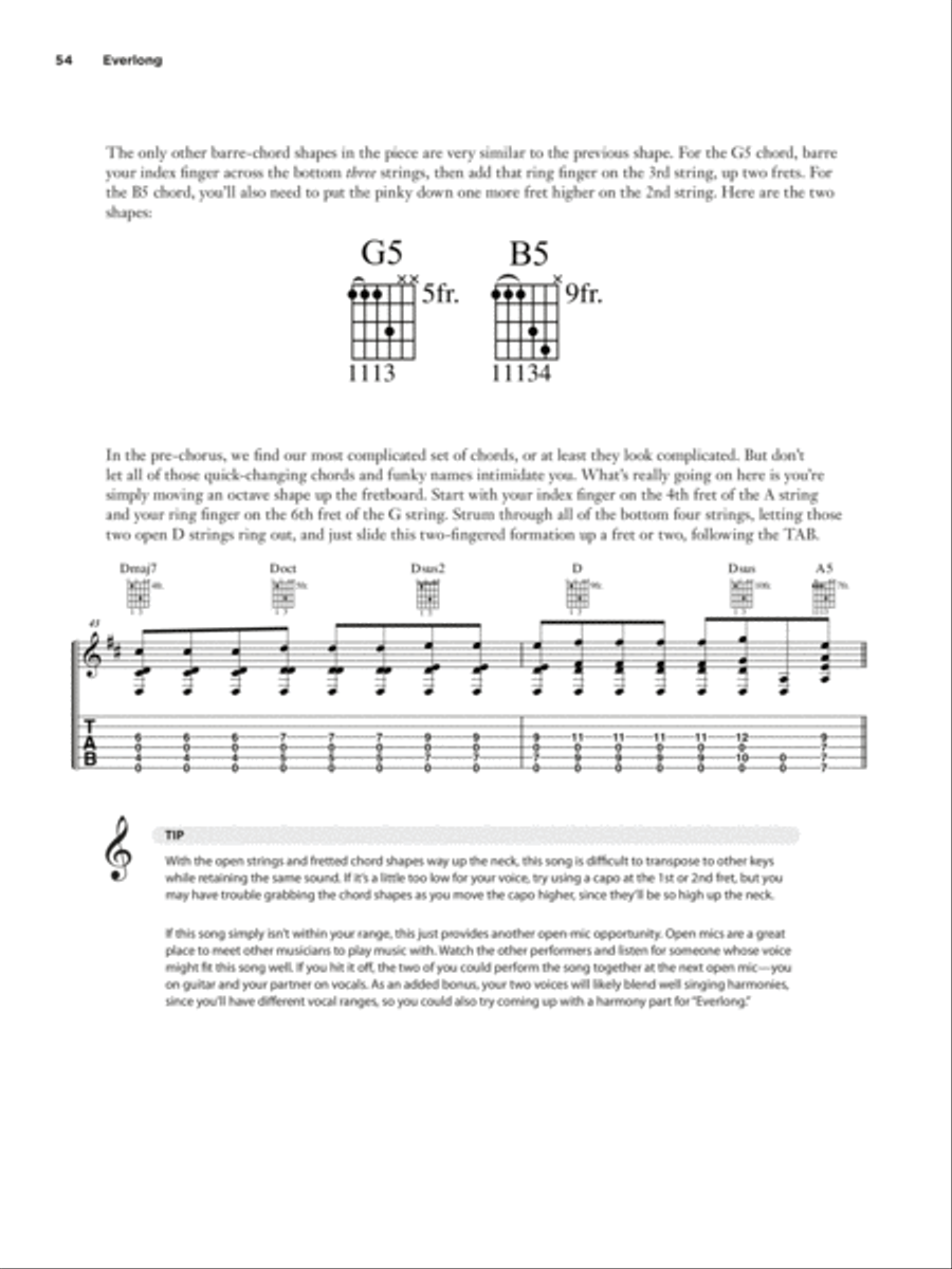 The Complete Idiot's Guide to Open Mic Night for Guitarists Acoustic Guitar scores gallery preview page 3