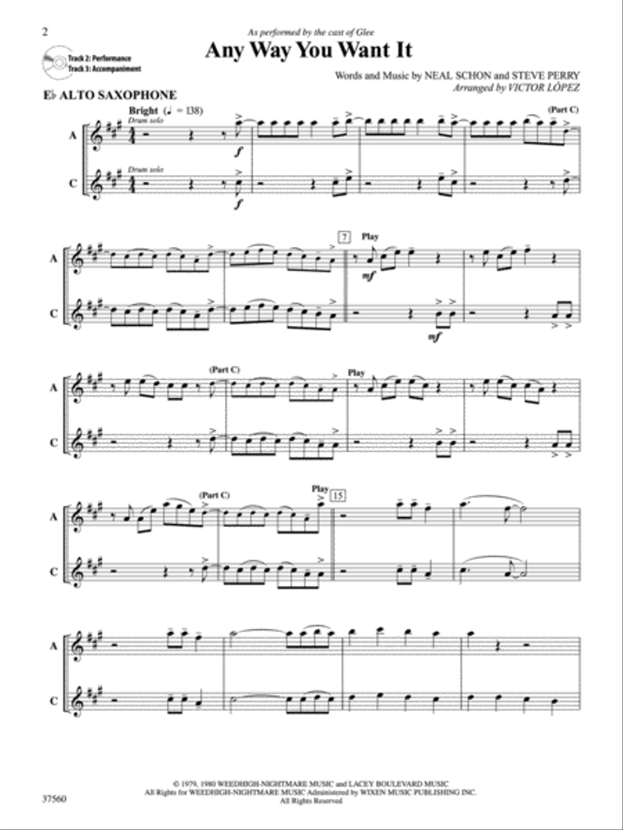 U.Play.Plus More Pops -- Melody Plus Harmony Alto Saxophone scores gallery preview page 3