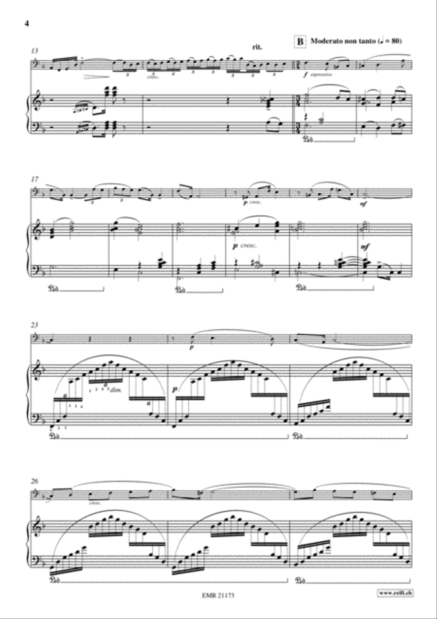 Concerto No. 2 Bass Recorder scores gallery preview page 4