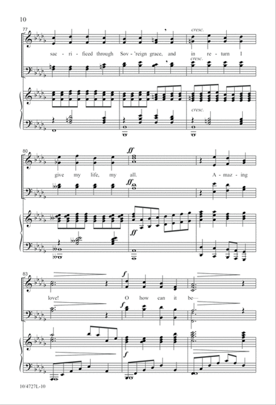 It Was for Love! It Was for Love! 4-Part scores gallery preview page 10