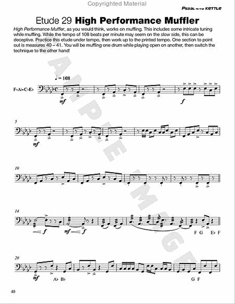 Pedal to the Kettle Pedal to the Kettle Percussion scores gallery preview page 17