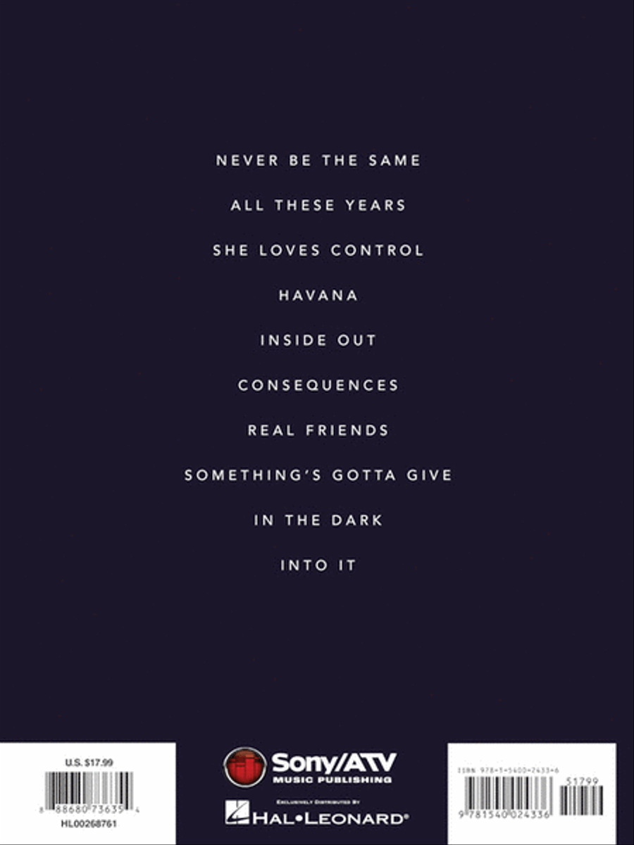 Camila Cabello - Camila Camila Cabello - Camila Piano, Vocal, Guitar scores gallery preview page 6
