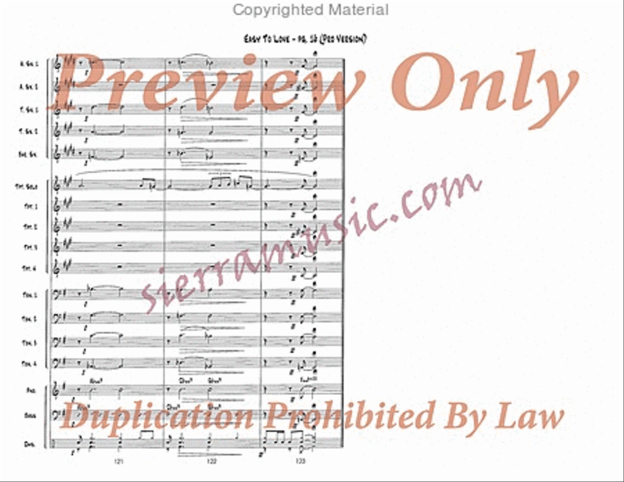 Easy To Love (Pro) Easy To Love (Pro) Big Band scores gallery preview page 17