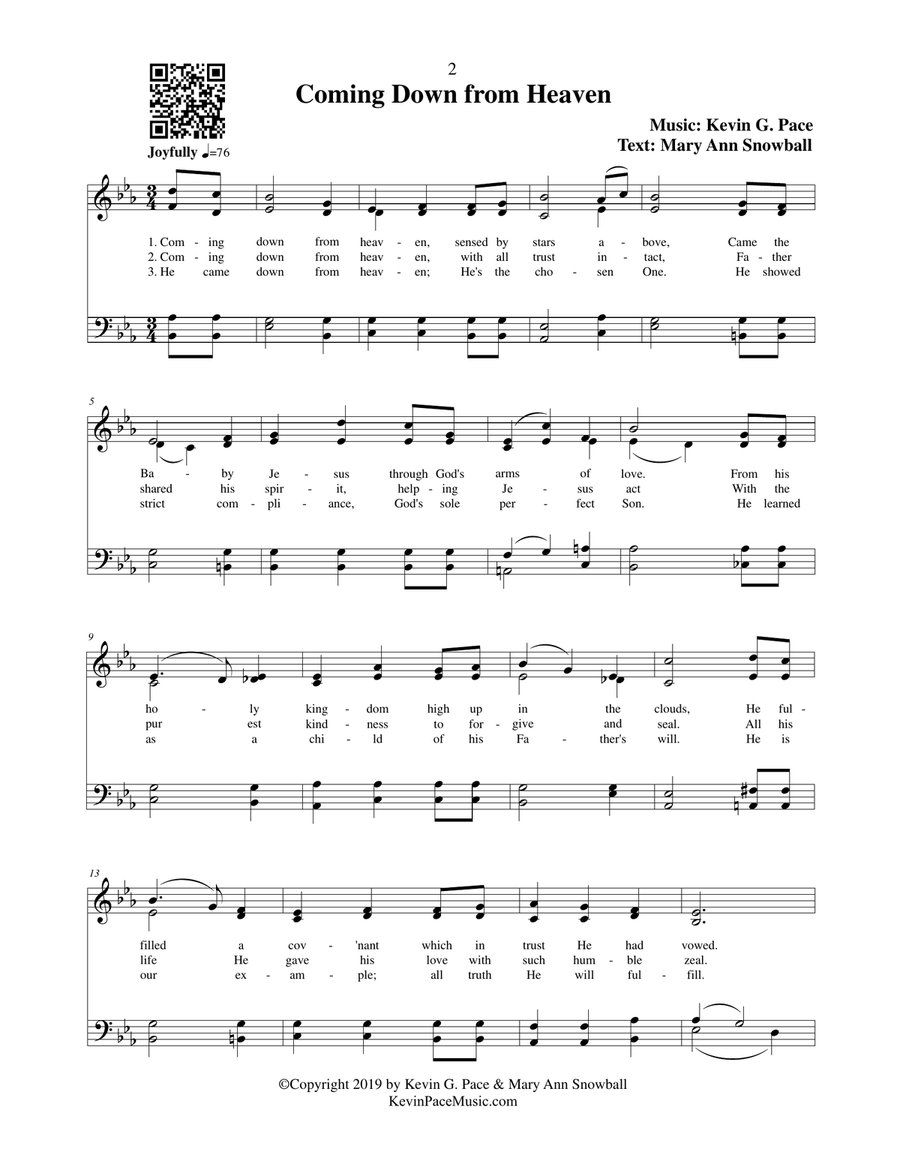 Hymns 17: Original Sacred SATB Music, volume 17 4-Part scores gallery preview page 5