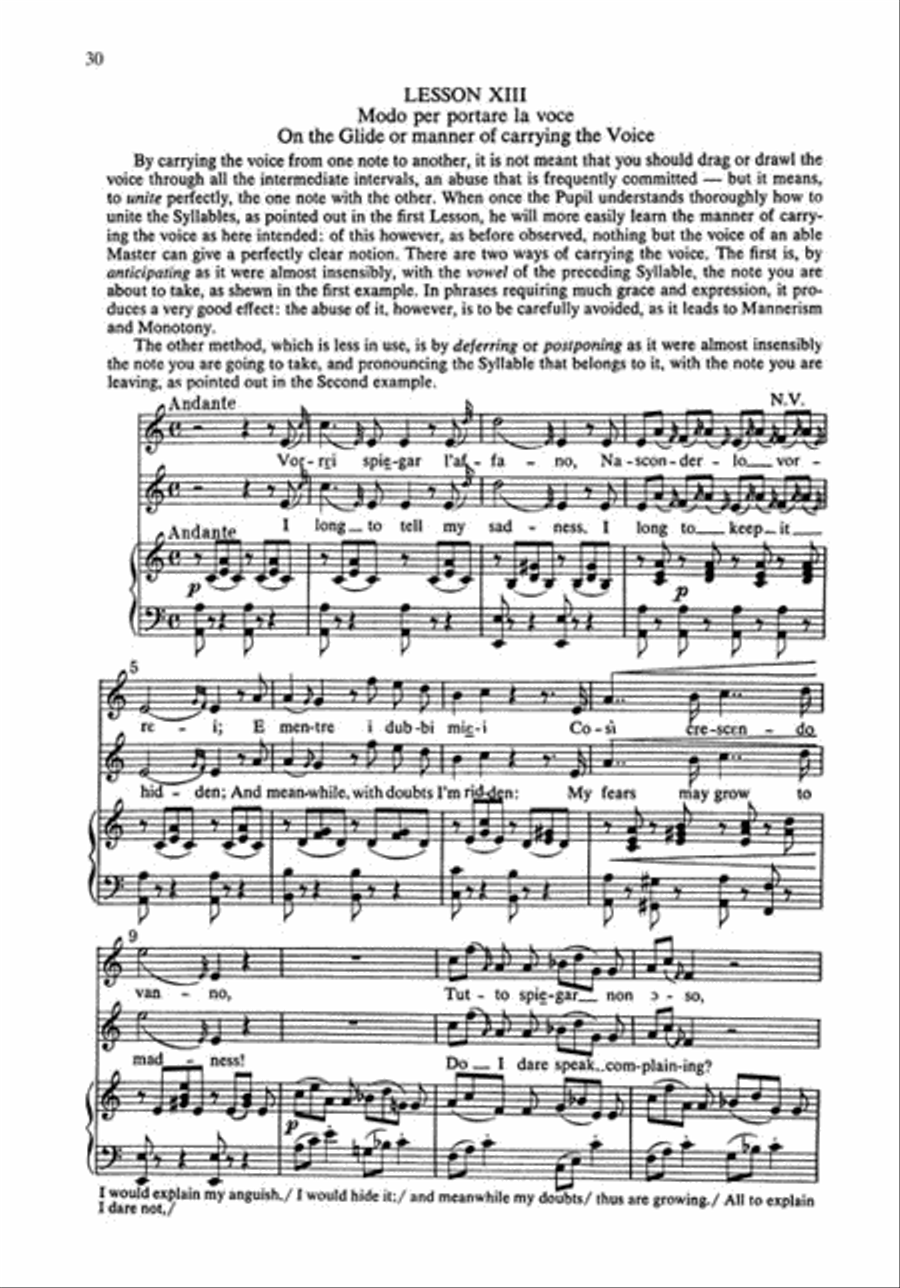 Practical Method of Italian Singing Voice Solo scores gallery preview page 8