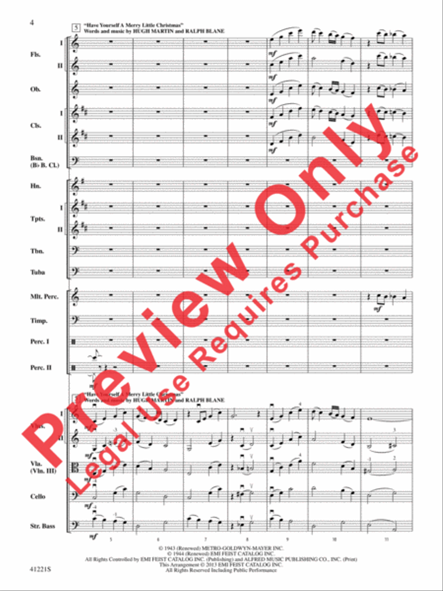 Holiday Mash-Up Holiday Mash-Up Full Orchestra scores gallery preview page 5