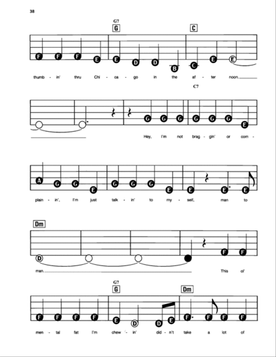 I Take A Lot Of Pride In What I Am Easy Piano scores gallery preview page 2