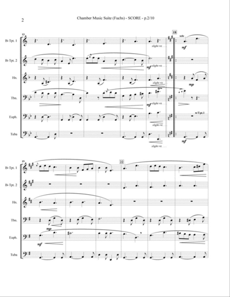 SUITE Brass Ensemble scores gallery preview page 4