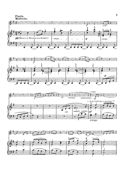 Reinecke Christmas Sonatina, for Violin & Piano, VN102