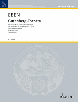 Book cover for Gutenberg-Toccata