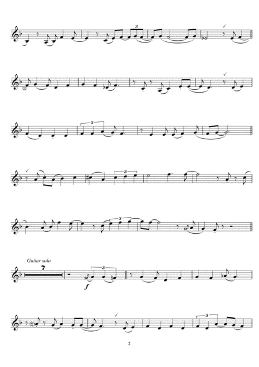All About You Clarinet Solo scores gallery preview page 2