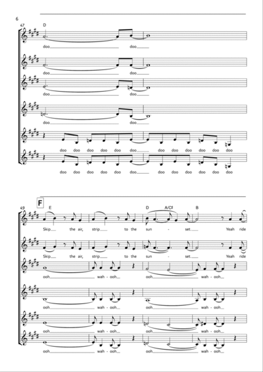 Roam Women's Choir scores gallery preview page 6