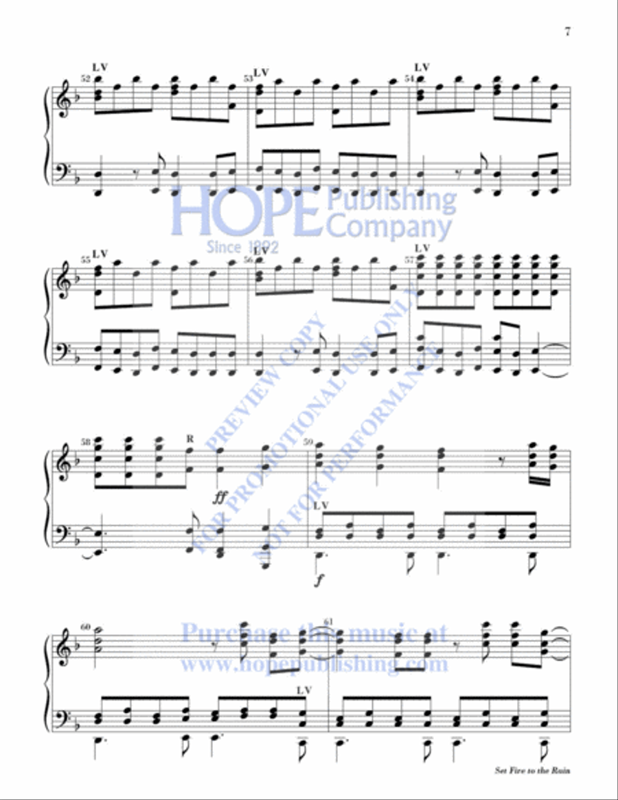 Set Fire to the Rain 5-Octaves scores gallery preview page 8