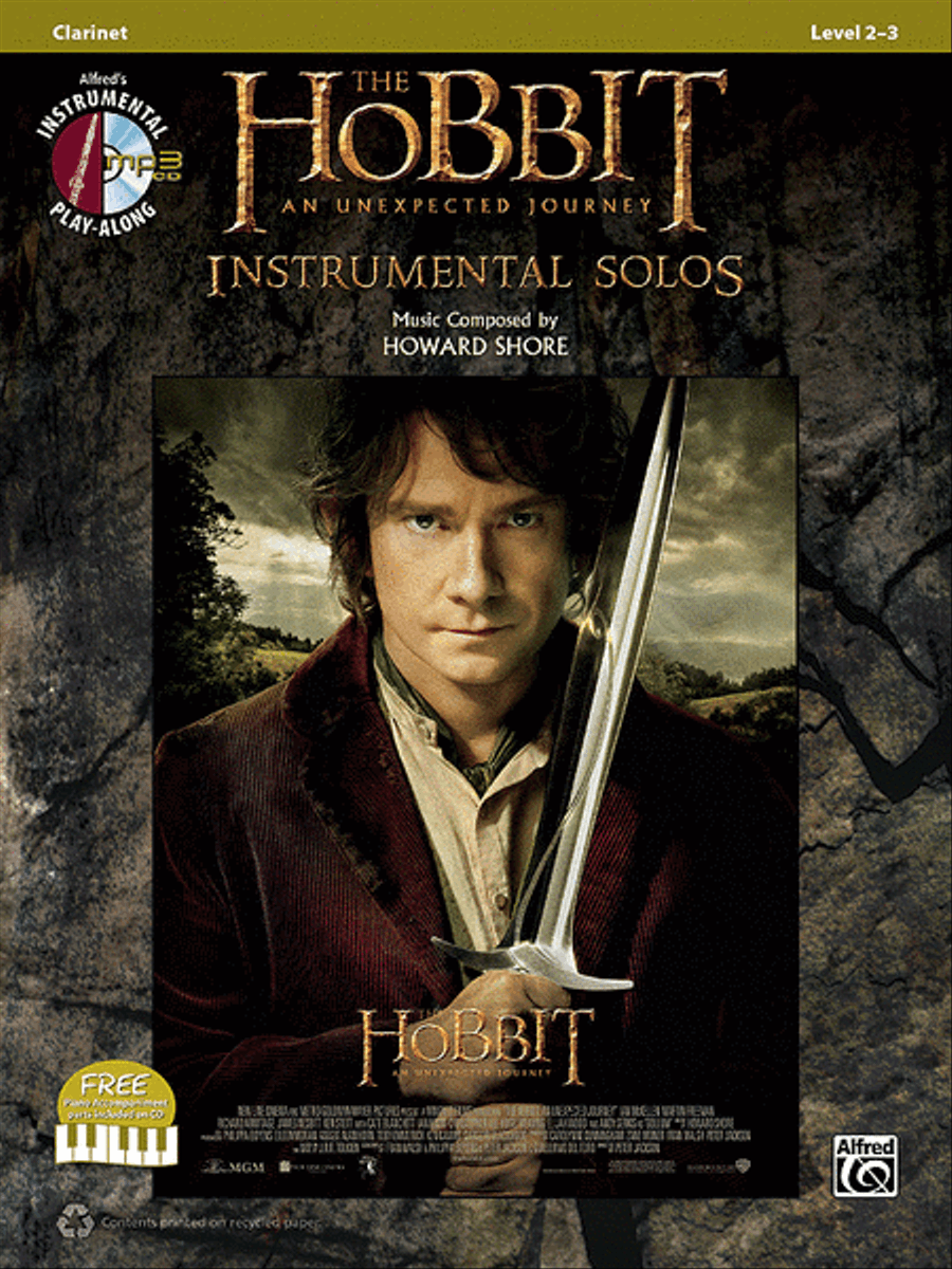 The Hobbit -- An Unexpected Journey Instrumental Solos Clarinet Solo scores gallery preview page 1