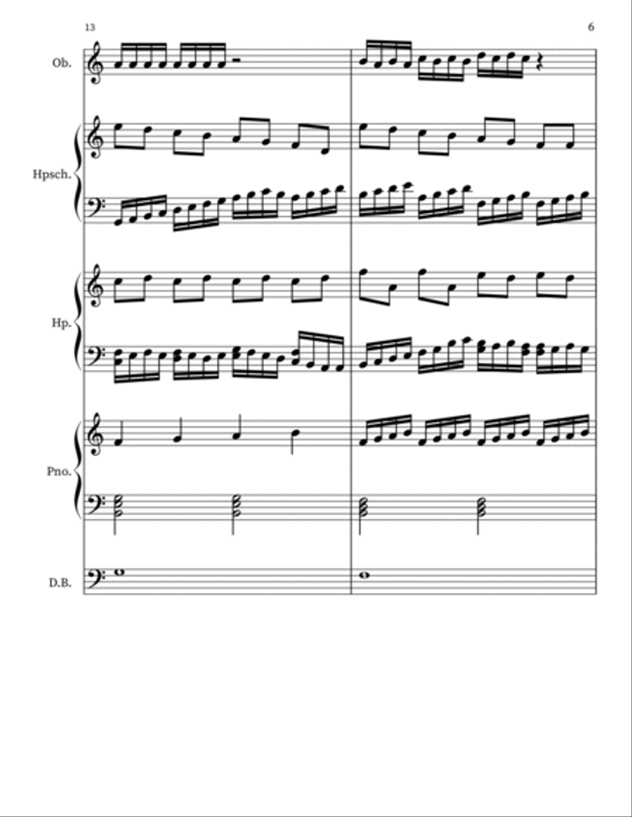 The Banshees Of Cork Oboe scores gallery preview page 6
