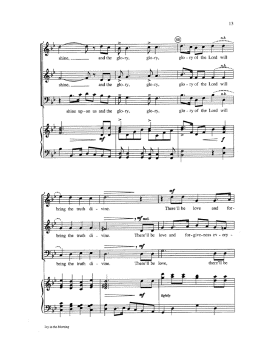 Joy in the Morning Joy in the Morning 3-Part scores gallery preview page 13