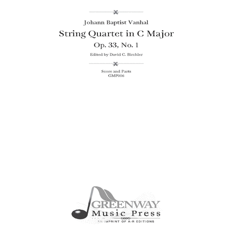 String Quartet in C Major, Op. 33, No. 1