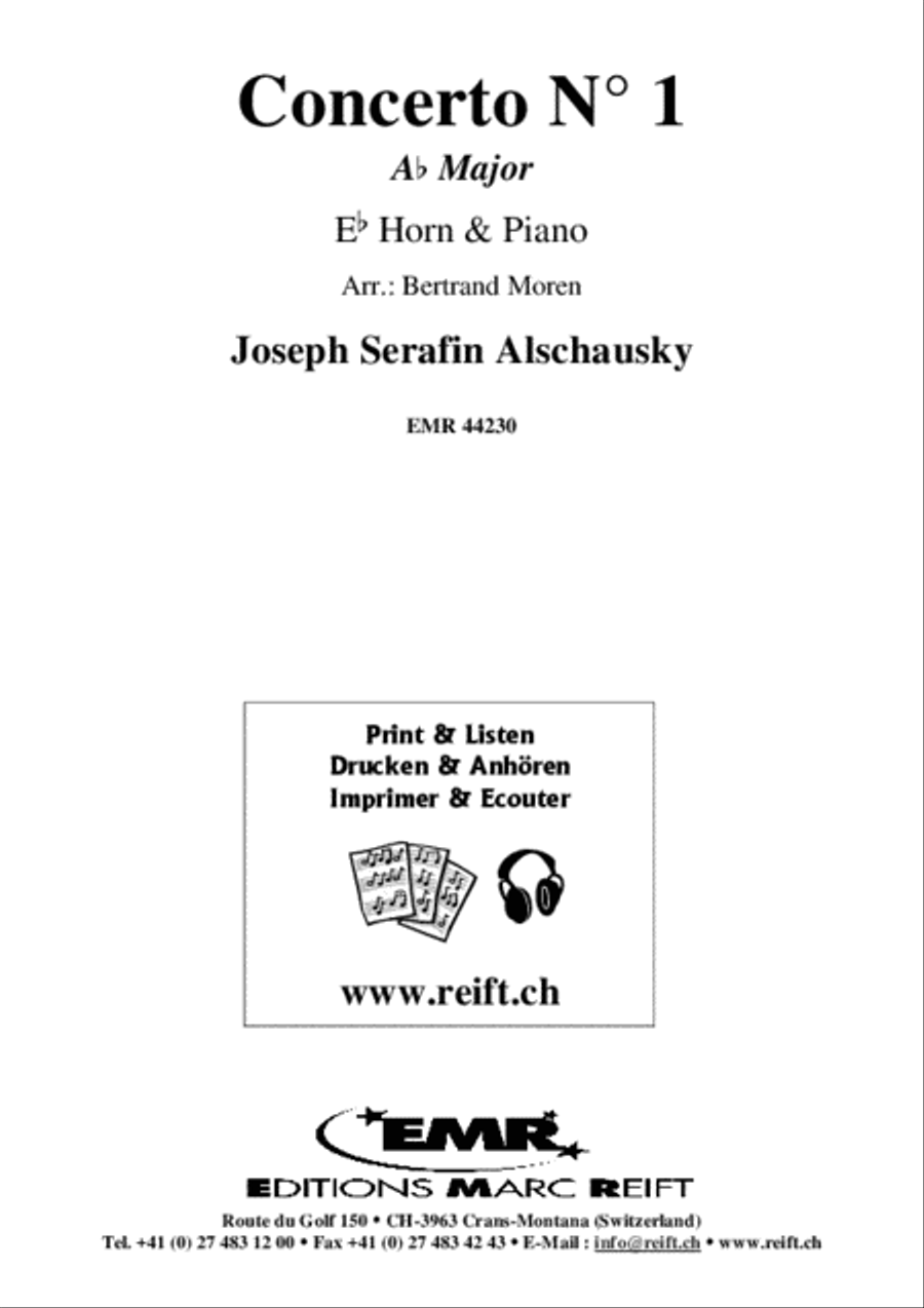 Concerto No. 1 Horn scores gallery preview page 2