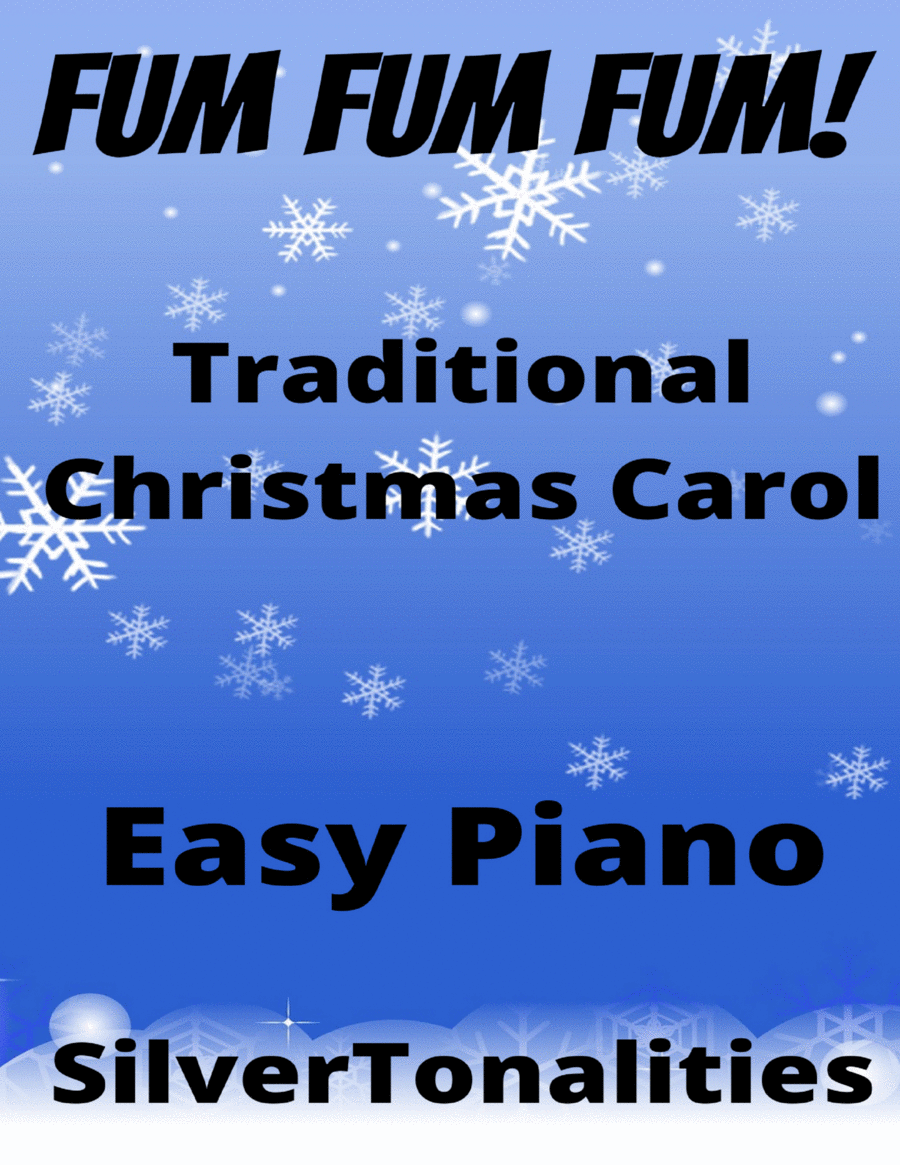 Fum Fum Fum Easy Piano Standard Notation Sheet Music