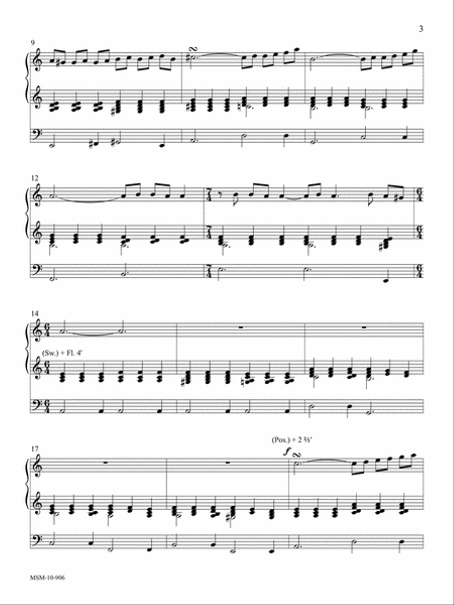 Aria Organ scores gallery preview page 3
