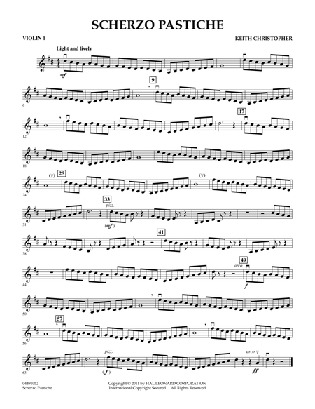 Scherzo Pastiche - Violin 1