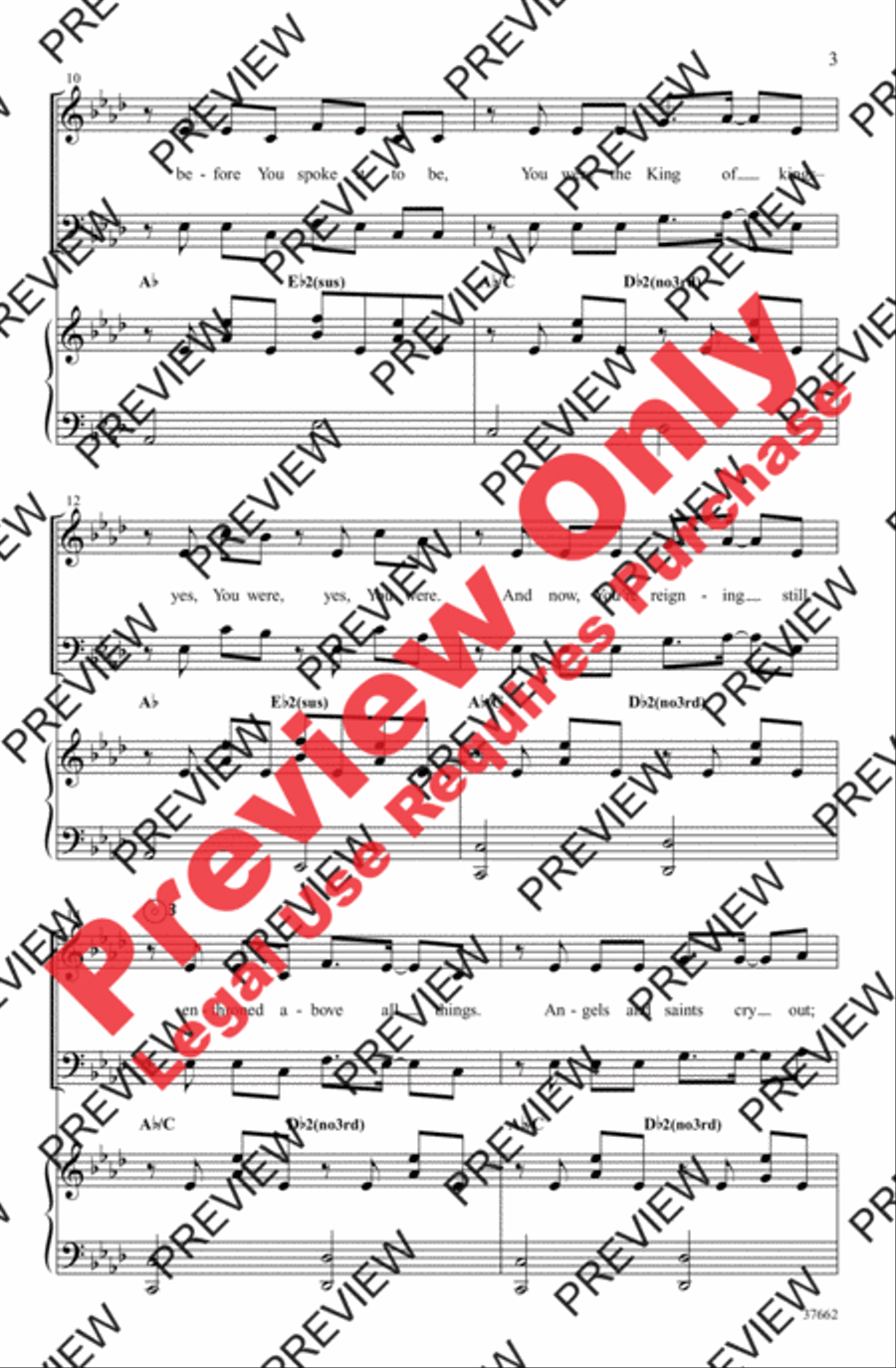 Glory to God Forever 3-Part scores gallery preview page 3