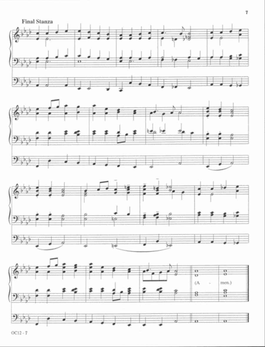 The Last Verse Organ scores gallery preview page 3