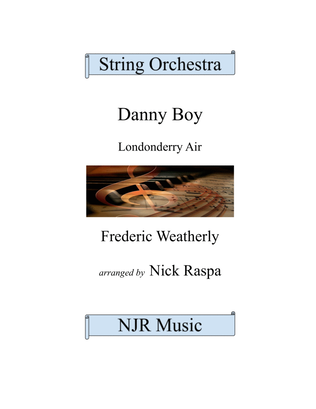 Book cover for Danny Boy (Londonderry Air) for string orchestra (Full Set)