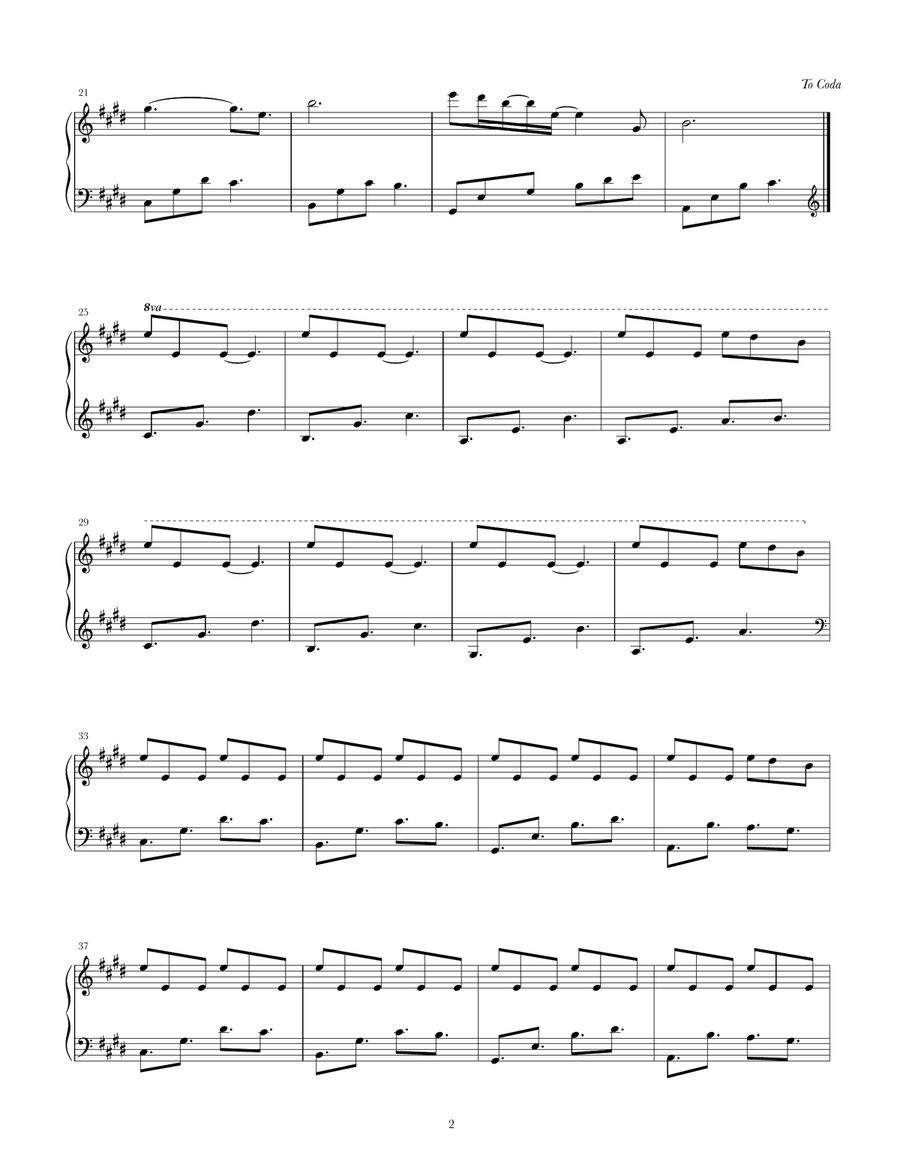 March 1st Piano Solo scores gallery preview page 2