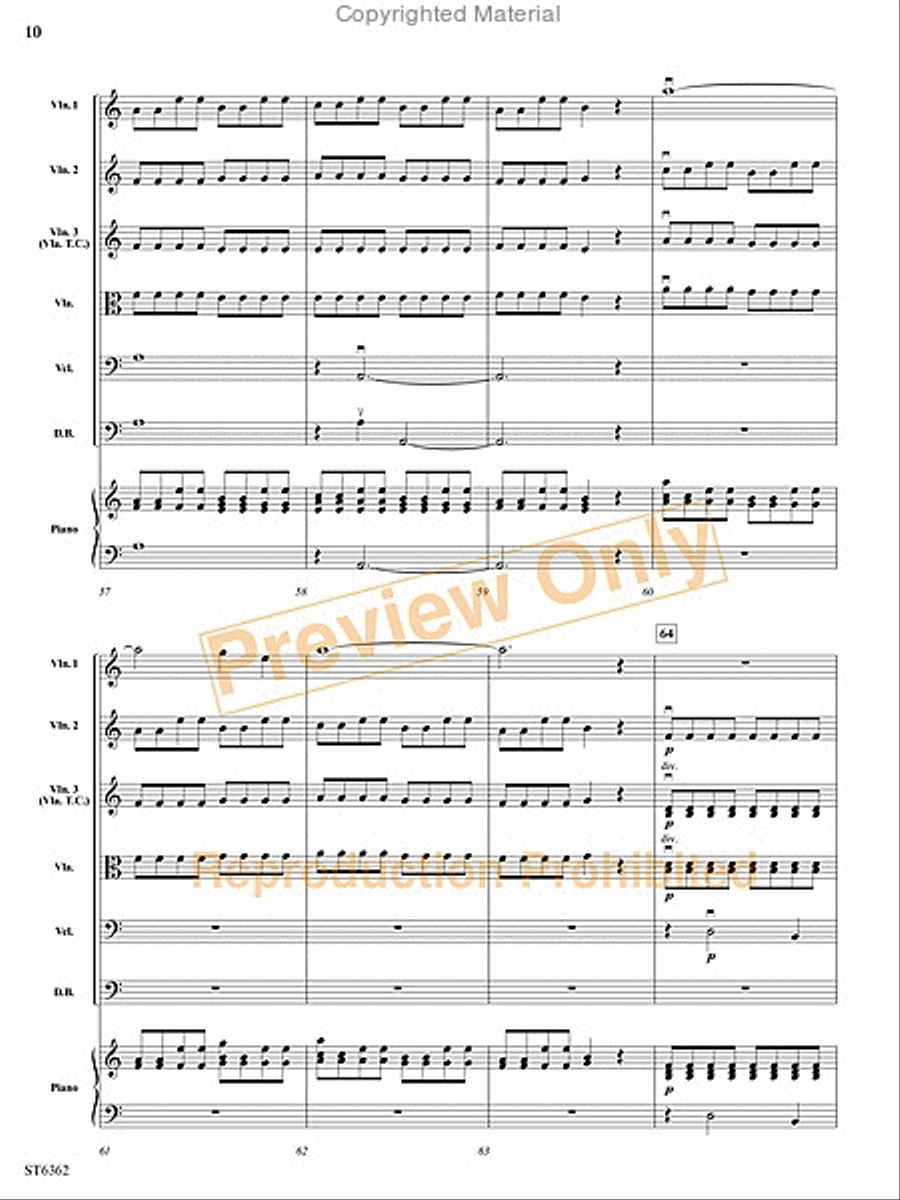 Electric Sinfonia String Orchestra scores gallery preview page 11