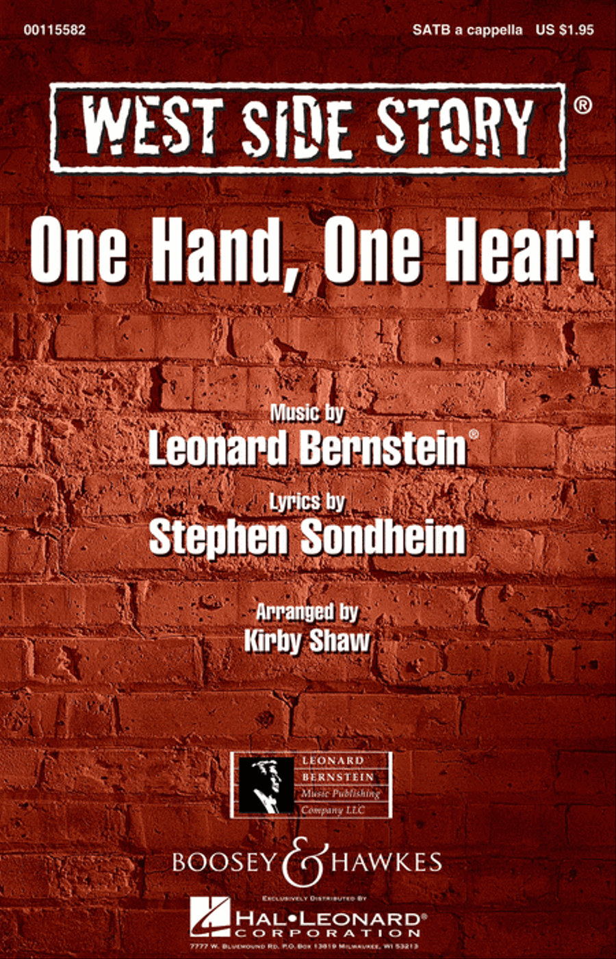 One Hand, One Heart TTBB scores gallery preview page 1