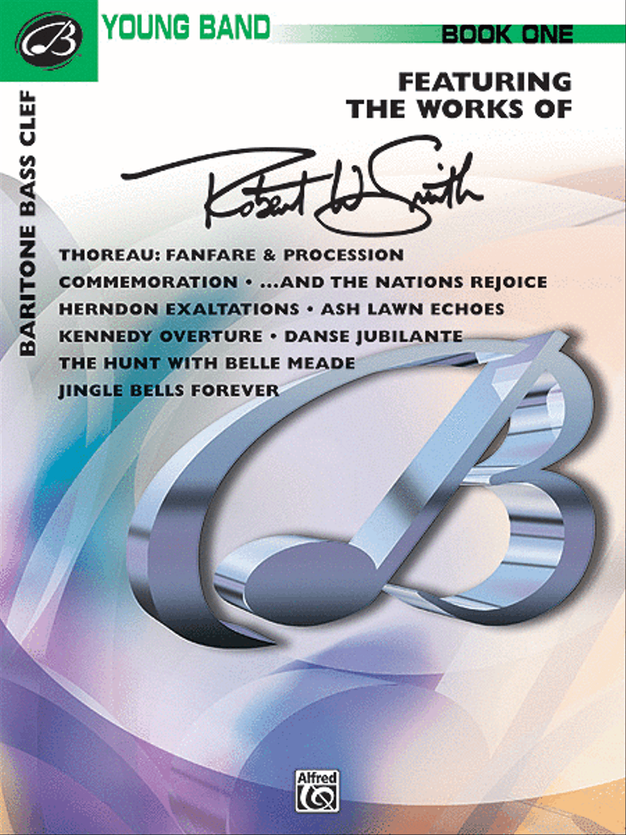 Belwin Young Band, Book One (featuring the works of Robert W. Smith) Concert Band scores gallery preview page 1