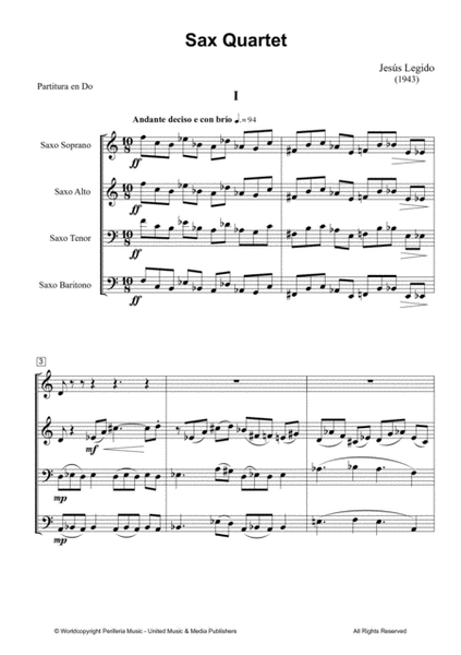 Sax Quartet (SATB)