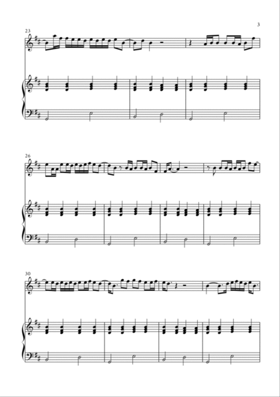 Daylight Daylight Violin Solo scores gallery preview page 3