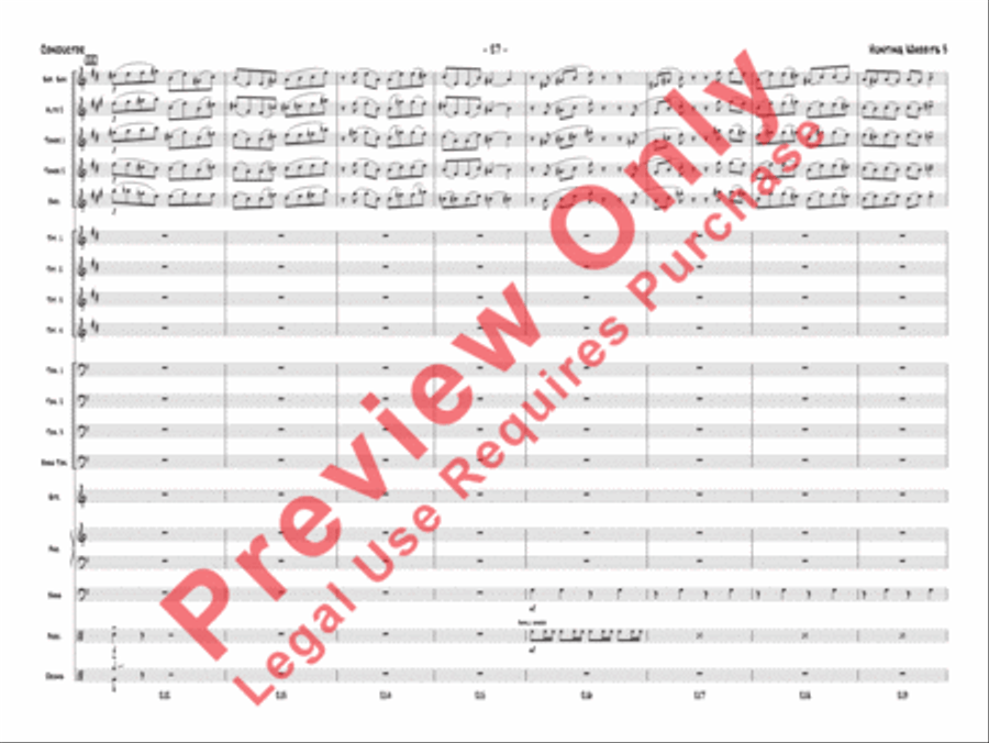 Hunting Wabbits 3 (Get Off My Lawn) Jazz Ensemble scores gallery preview page 30
