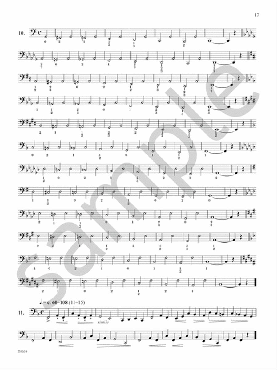 Complete Conservatory Method for CC Tuba Tuba scores gallery preview page 19