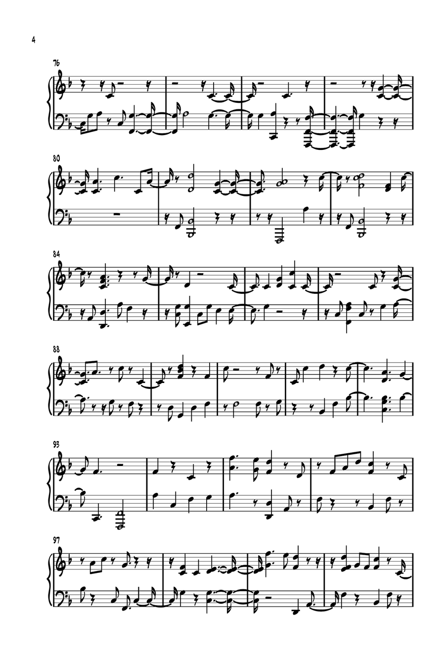 Man Of Sorrows Man Of Sorrows Piano Solo scores gallery preview page 4
