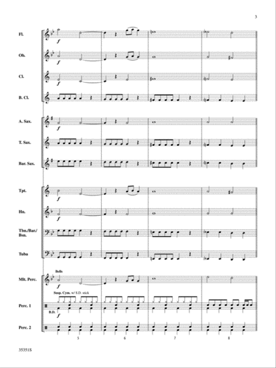 25 or 6 to 4 25 or 6 to 4 Concert Band scores gallery preview page 3