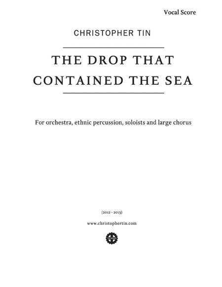 The Drop That Contained the Sea