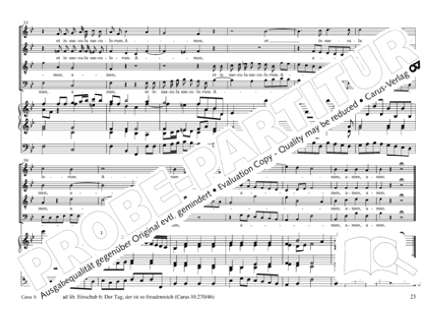 Magnificat in B 4-Part scores gallery preview page 24