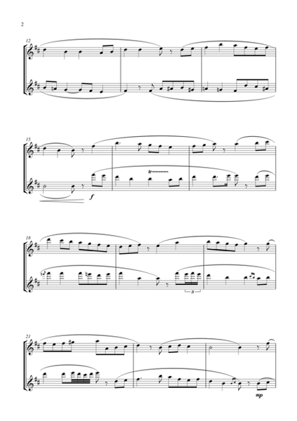 The Parting Glass (for flute duet, suitable for grades 2-5) image number null