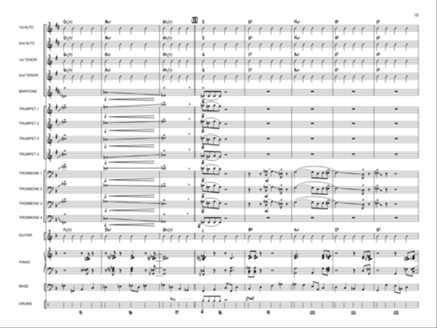 Pedal to the Metal Jazz Ensemble scores gallery preview page 14