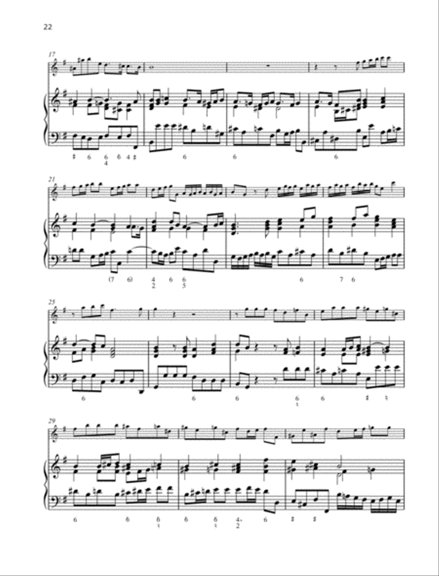Sonata E minor Flute Solo scores gallery preview page 3