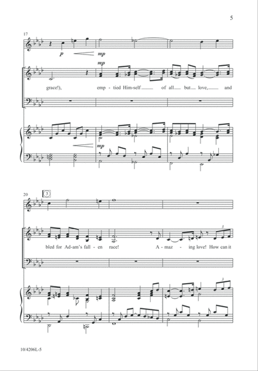 How Can It Be? 4-Part scores gallery preview page 6