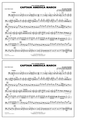 Book cover for Captain America March - Electric Bass