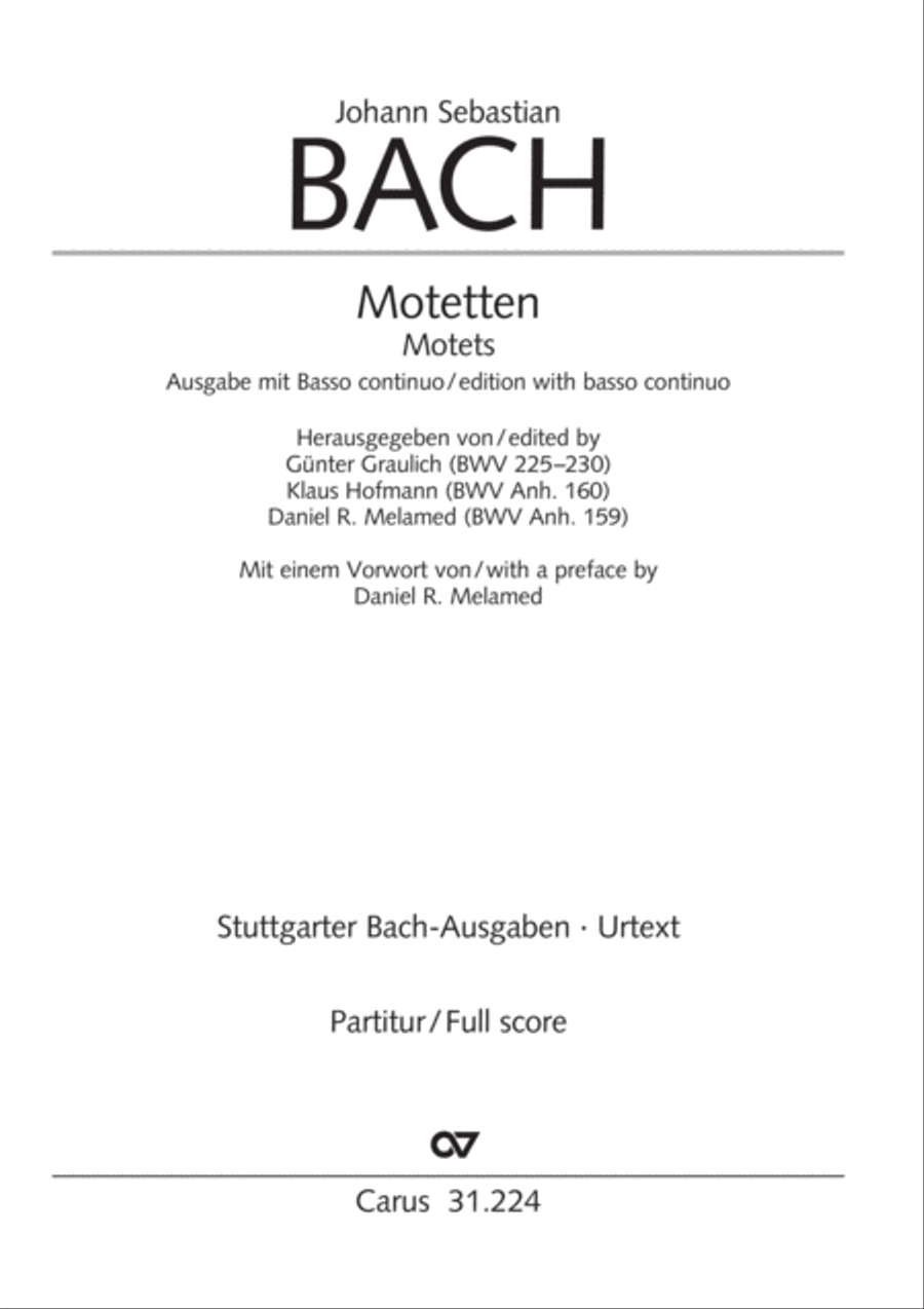 The Complete Motets (Samtliche Motetten)