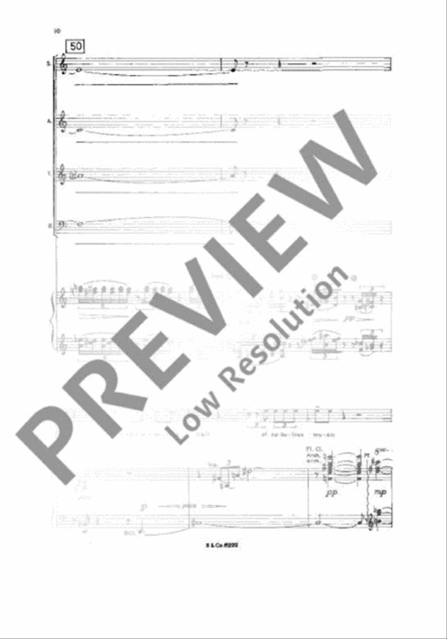 Three Fragments Three Fragments Mixed Choir scores gallery preview page 13